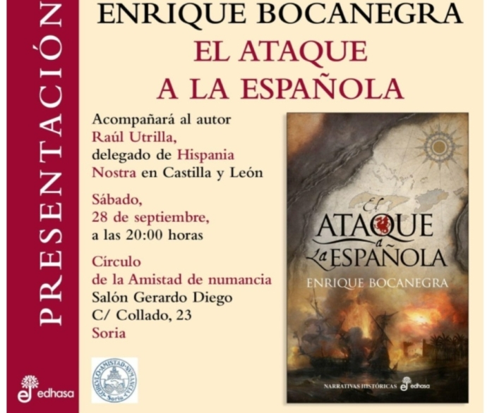 El Casino acoge este sábado la presentación de El ataque a la española y Soria Baila