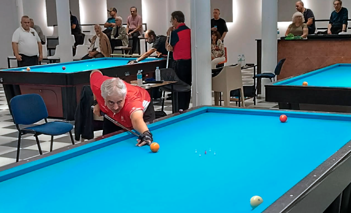 Cortés roza medalla en el Nacional de billar 5 quillas