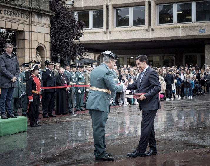 Caja Rural de Soria, distinguida por la Comandancia de la Guardia Civil de Soria en el Día del Pilar