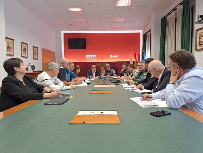 La Subdelegación del Gobierno y el Ayuntamiento de Soria coordinan la seguridad de los actos de las fiestas de San Saturio