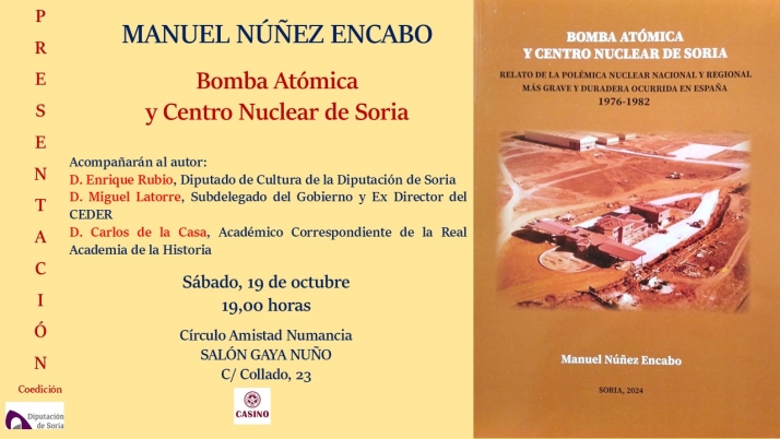 Presentación del libro Bomba atómica y Centro Nuclear de Soria