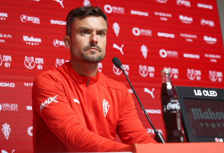 El entrenador del Sporting asume su papel de favorito ante el Numancia, aunque lo tenemos que demostrar