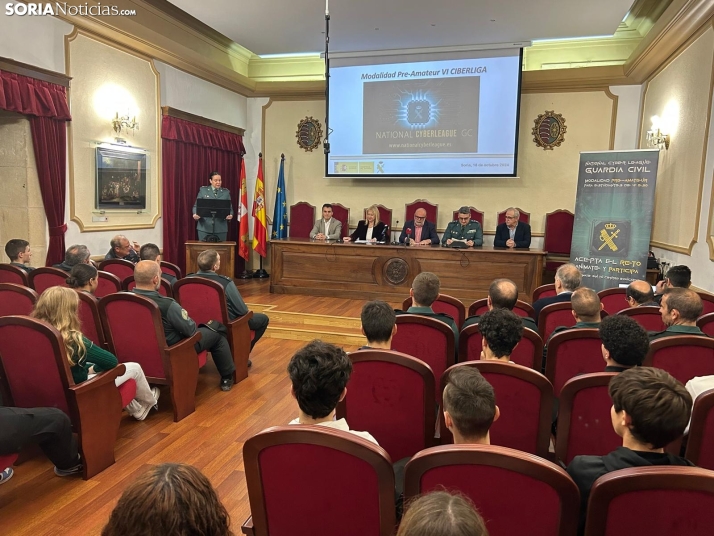 La Ciberliga de la Guardia Civil aterriza en Soria: 120 alumnos y una final en el horizonte