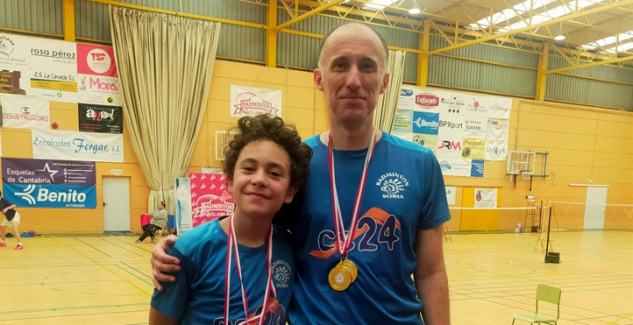 Gran actuación del Club Bádminton Soria-CS24 en Cantabria 