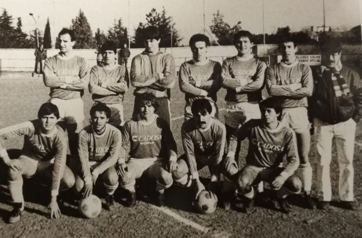 El germen del fútbol base soriano vuelve a reunirse en el 45 aniversario del Soria C.F.