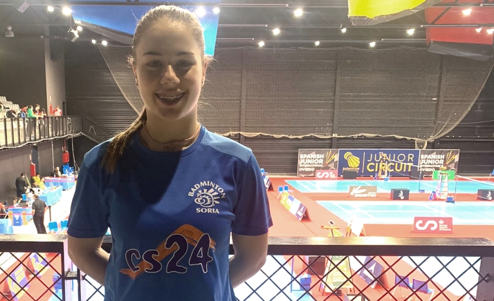 Daniela Corchón, preparada para el Campeonato de España sub 19 de bádminton