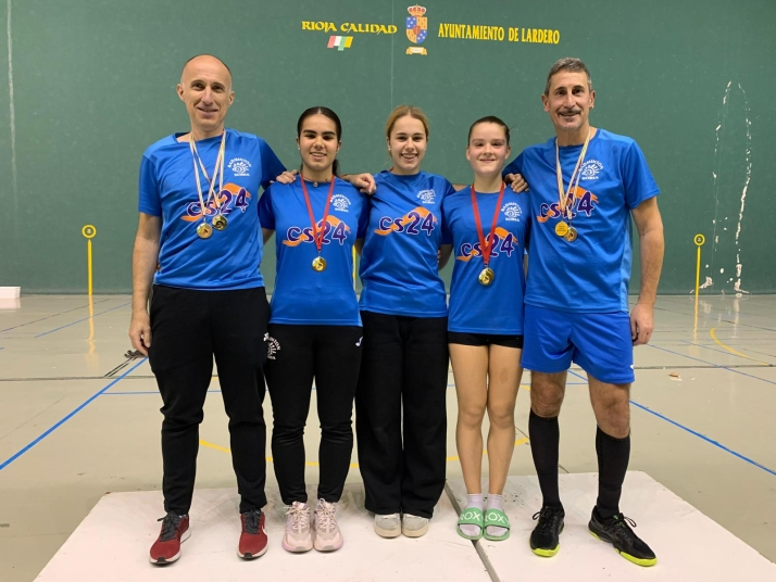 Un fin de semana con varios éxitos para los jugadores del Club Bádminton Soria-CS24