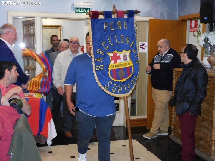La Peña Barcelonista de Soria saca su lado más solidario y recaudará materiales para los afectados por la DANA