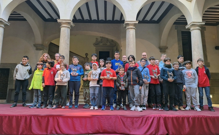 37 jóvenes ajedrecistas en el torneo Villa de Ágreda 