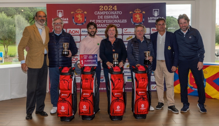 Berná abre su participación en el Nacional de Profesionales de golf liderando al equipo ganador del Pro-Am 