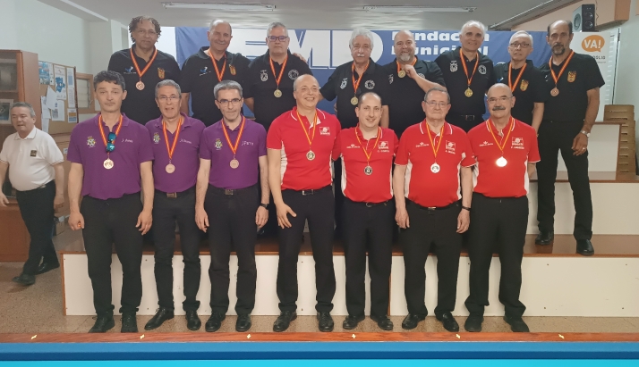 Notable año de éxitos y organización para el CA Numancia de billar