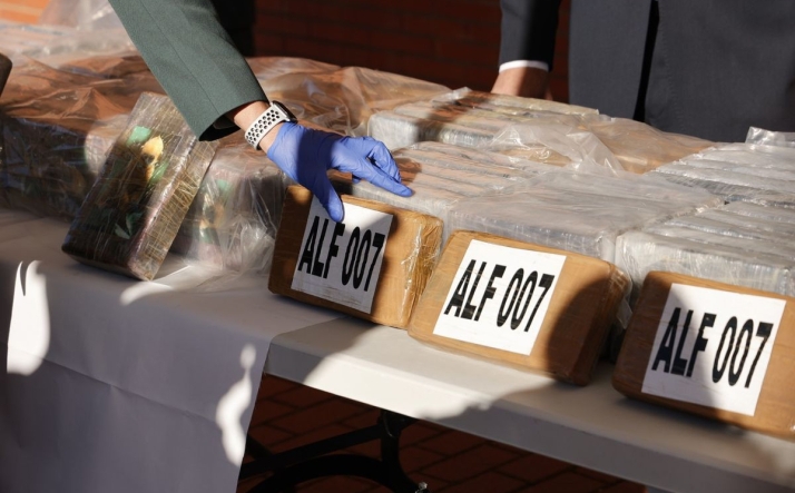 Incautados 600 kilos de cocaína en Salamanca en el marco de la Operación Ergu