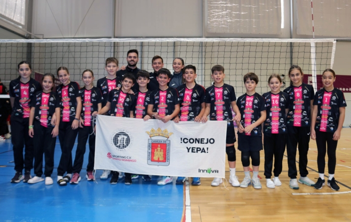 Los equipos alevines del Sporting Santo Domingo CV se proclaman campeones de la Copa de España 