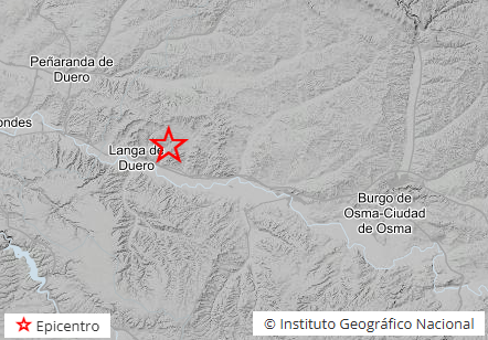 Un pequeño terremoto sorprende a la Ribera soriana 