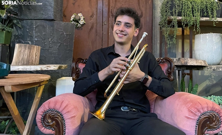 Aarón Ruiz, el joven trompetista soriano que brilla en Valencia
