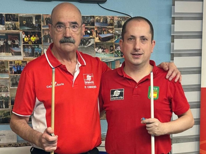 Cortés y Camarero aspiran de nuevo al podio en el Regional de billar a tres bandas