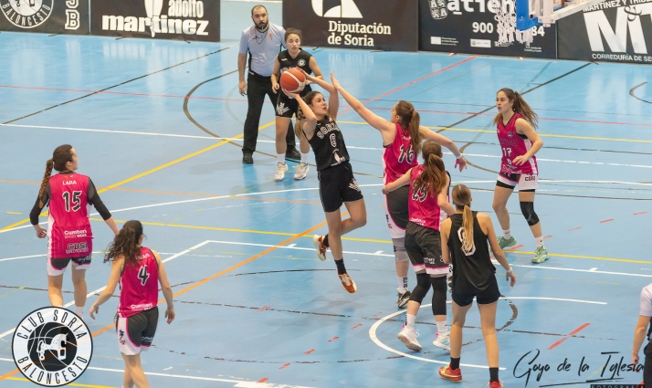 Al Soria Baloncesto Femenino se le vuelve a atragantar el líder en el San Andrés (48-65)