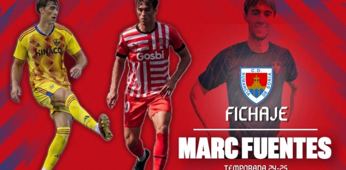 El CD Numancia refuerza su defensa con Marc Fuentes
