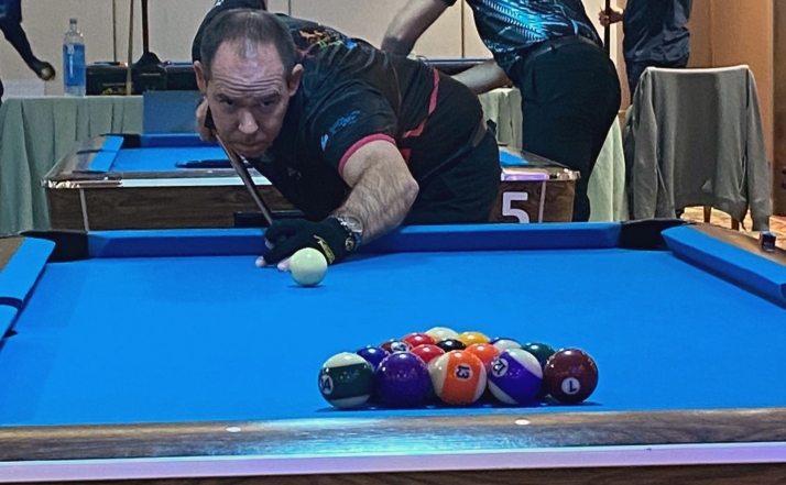 Iñaki Pardo, único billarista soriano en PoolTour