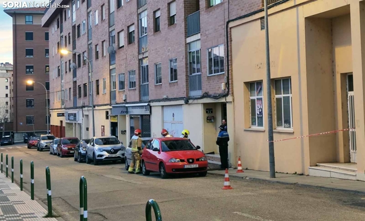 Intervención de Bomberos en Manuel Blasco