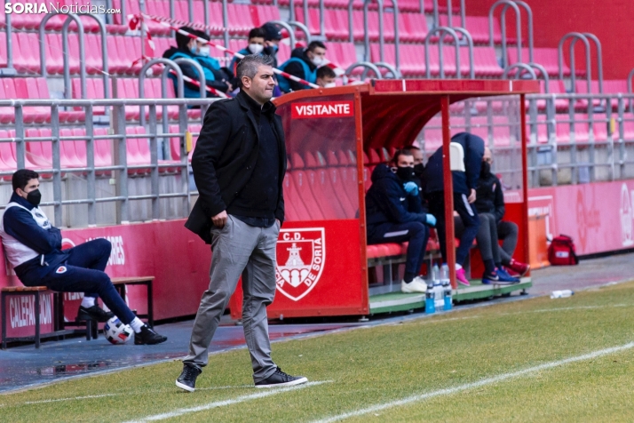 La última vez que el Numancia visitó Compostela fue con Álex Huerta como entrenador