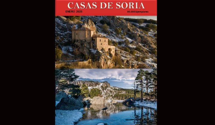 Publicado el primer ejemplar de la revista Casas de Soria para 2025