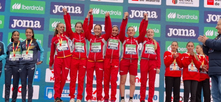 Lluvia de medallas para Castilla y León en el Nacional de campo a través de Getafe