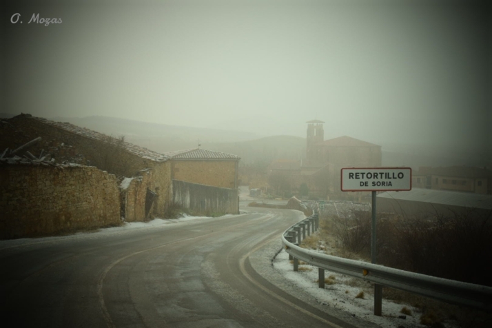En imágenes: La nieve llega a algunos pueblos de Soria