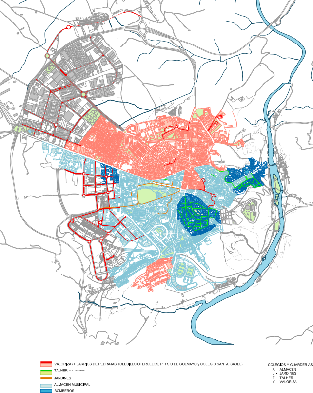 El Ayuntamiento de Soria mantiene en alerta a los operativos del plan de nieve ante la previsión de temporal
