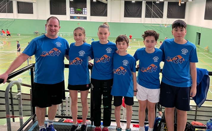 La cantera del Bádminton Soria se cuelga las primeras medallas de la temporada