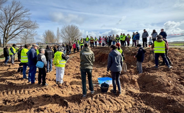 La exhumación en Renieblas revela restos de una única víctima