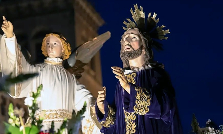 El Cristo de la Oración se traslada, el día 5, en Soria en una noche de recogimiento
