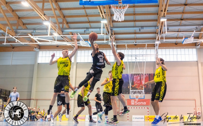 El Soria Baloncesto bate al colista Eldana (63-73) y encadena tres victorias por primera vez