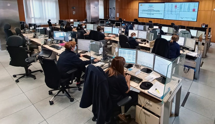 El 112 de Castilla y León gestionó 30 llamadas de emergencias al día en Soria