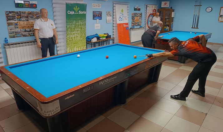 El billar soriano gana a Palma B y se aleja del descenso