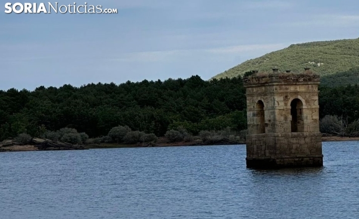 El embalse de la Cuerda del Pozo aumenta su capacidad en más de 3,7 hectómetros cúbicos