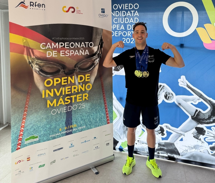 Sergio Martín, el nadador soriano que triunfa en España, busca ayuda para acudir al Mundial de Singapur