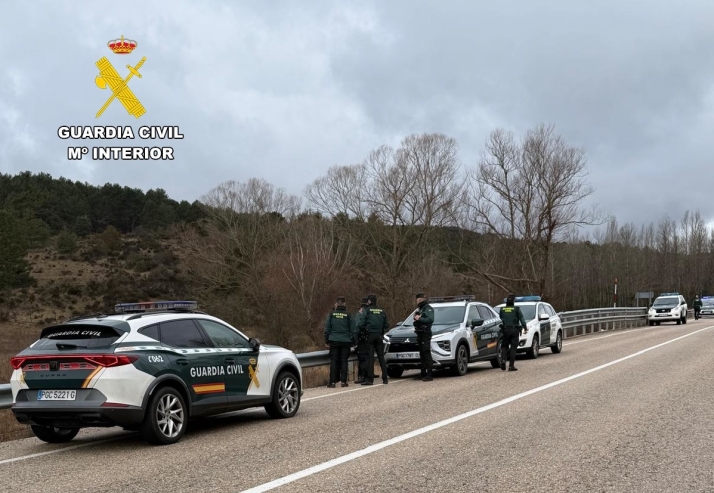 Operativo de búsqueda de la Guardia Civil.