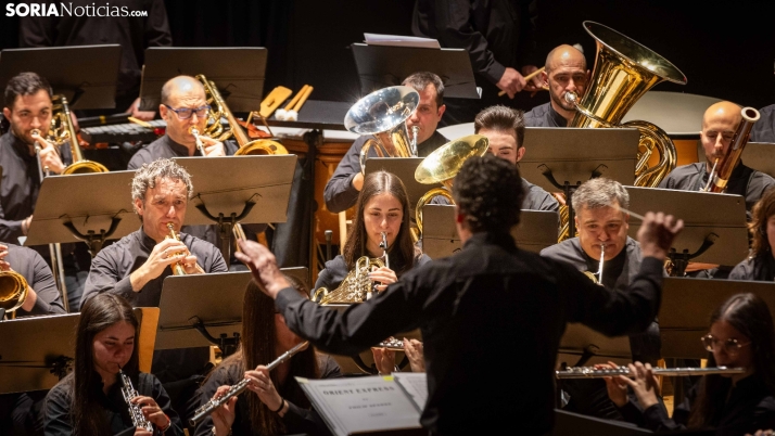 EN FOTOS | La Banda de Música de Almazán cautiva al público con su concierto ‘Música Descriptiva’ 