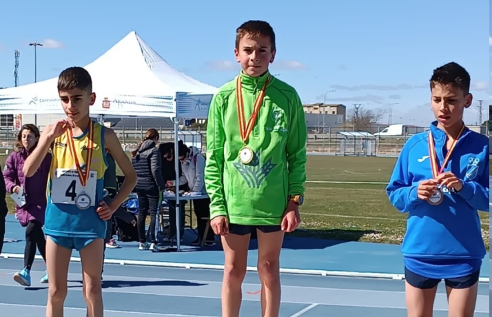 Soria se apunta tres podium en el campeonato de Castilla y León de fondo