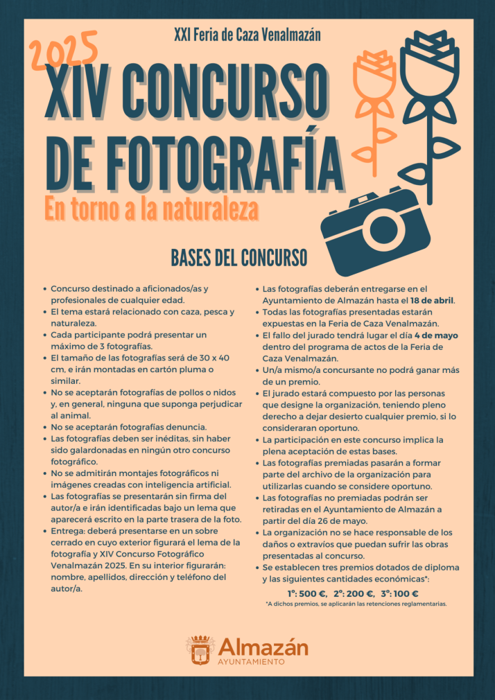 La ‘Feria de Caza Venalmazán’ prepara su ‘XIV Concurso de Fotografía’