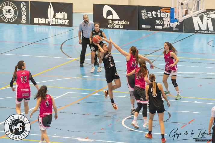 El Soria Baloncesto Femenino bate al Grupo de Gijón (61-57) y encadena de nuevo dos victorias