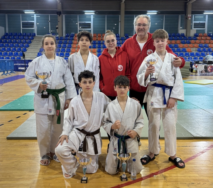 Los jóvenes judokas sorianos consiguen cinco medallas en el Autonómico de Valladolid