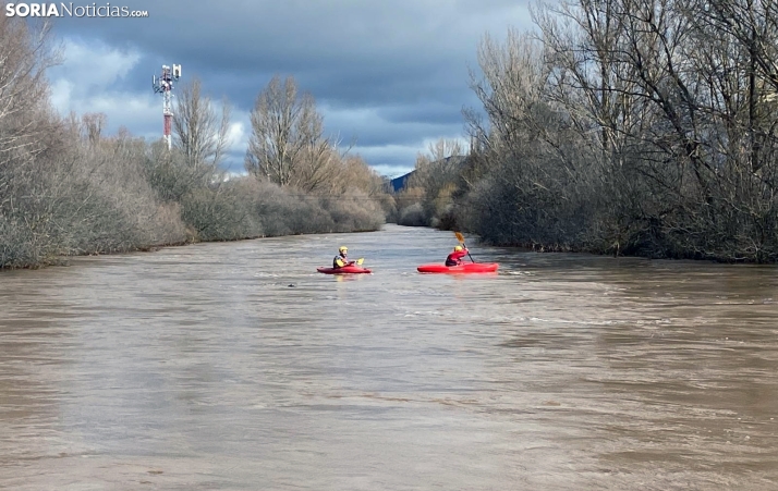 El Duero en Garray supera los 144 metros cúbicos por segundo 