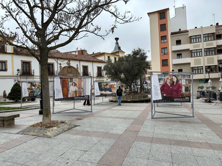 Estas comerciantes sorianas, protagonistas en la plaza del Olivo