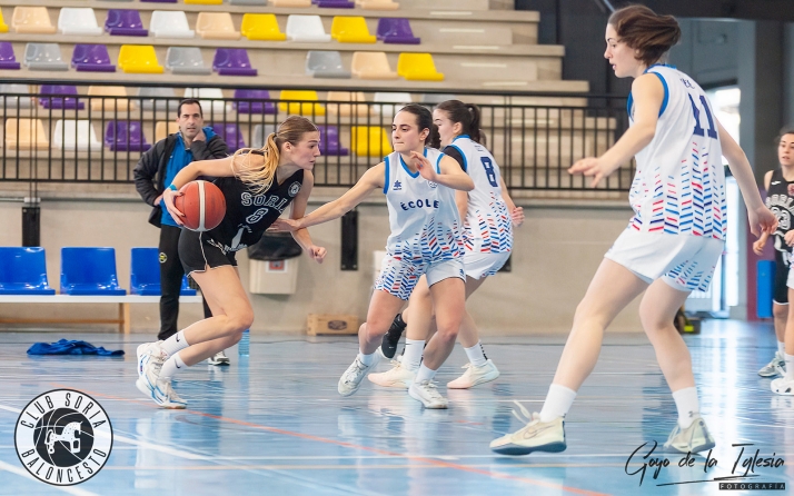El Soria Baloncesto Femenino logra una importante victoria a domicilio
