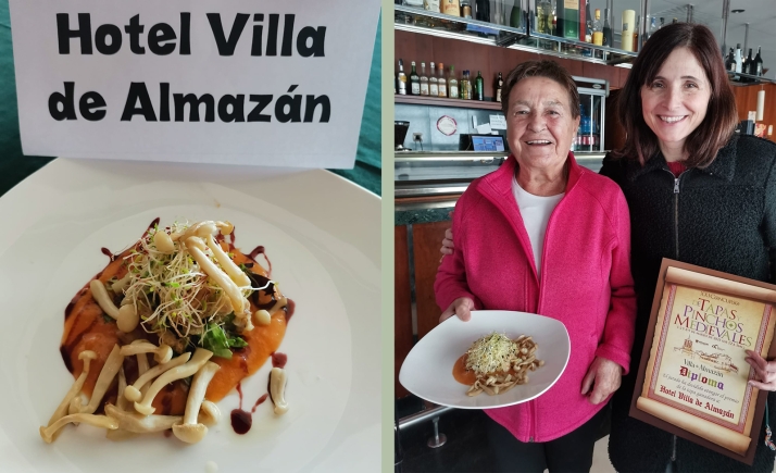 Julia Medrano vuelve a reinar en el Concurso de Pinchos y Tapas Medievales de Almazán