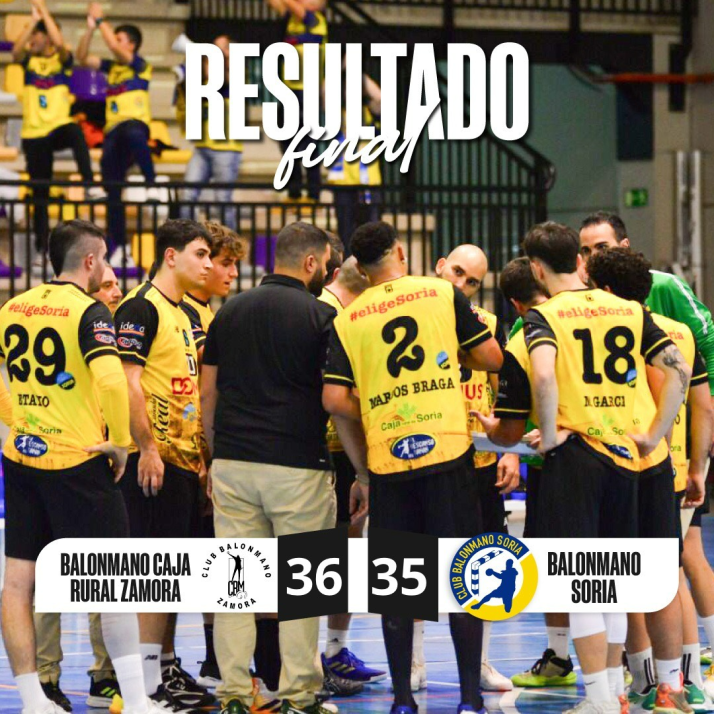 El Balonmano Soria a un suspiro de conseguir la victoria frente al Zamora en un emocionante duelo