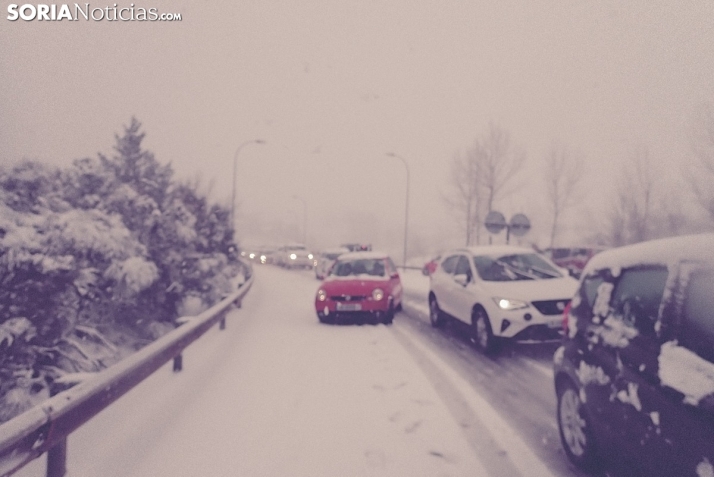 La DGT incluye a A2 y la A15 entre las vías de Castilla y León que podrían verse más afectadas por la nieve 