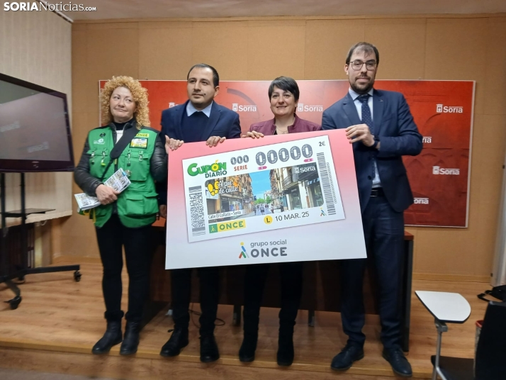 El Collado, la calle que protagonizará los próximos cupones de la ONCE